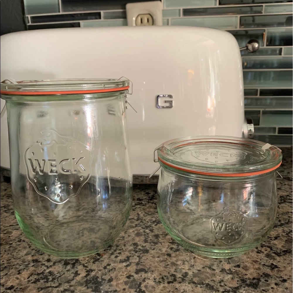 WECK tulip jars!